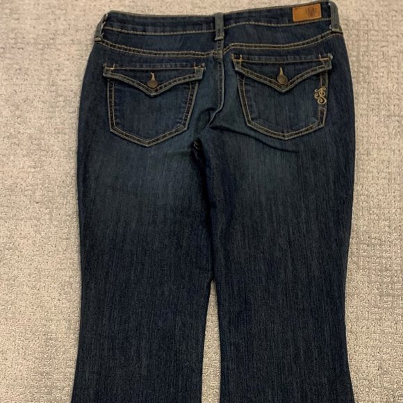 EUC Jessica Simpson Dark Wash Sunshine Boot Jeans - Picture 3 of 9